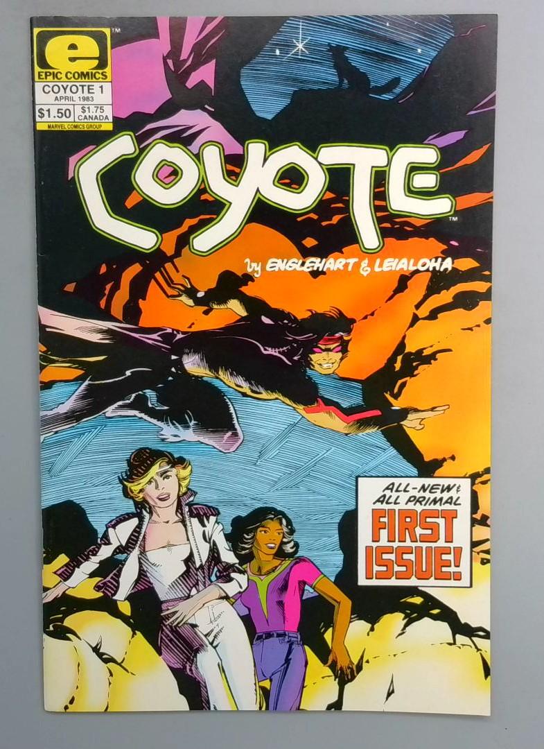 Coyote #1, VF Epic Comics, 1983 SN2