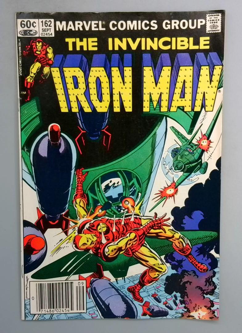 Iron Man #162 NEWSSTAND Marvel 1982 SN2