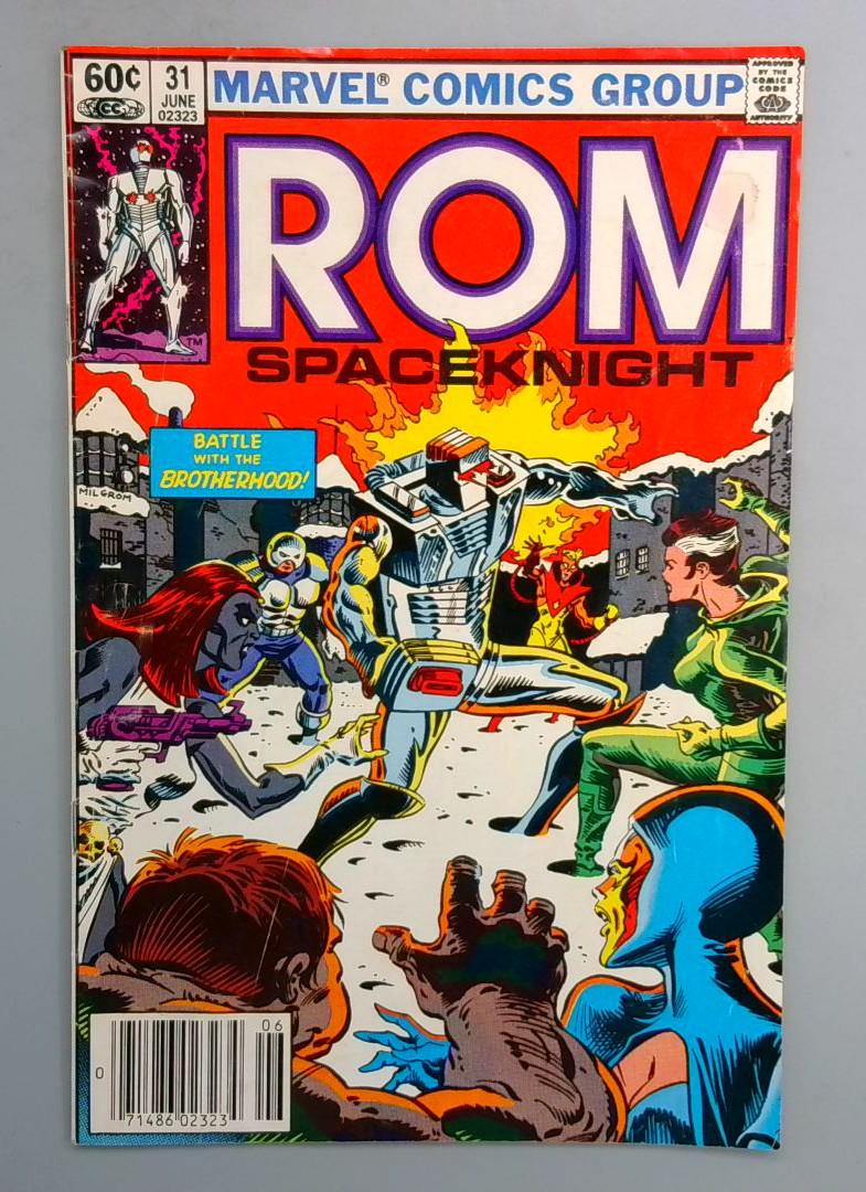 Rom #31 VG 2nd Appearance of Rogue NEWSSTAND Marvel 1982 SN2