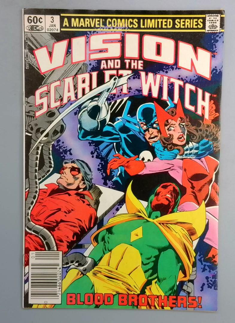 VISION AND THE SCARLET WITCH #B NEWSSTAND Marvel 1983 LN1