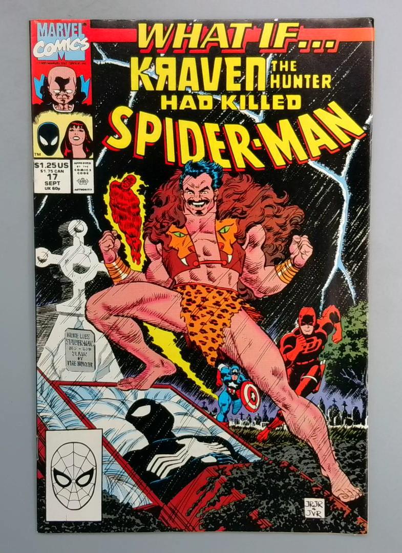 What If...? #17 Kraven the Hunter had killed Spider-Man Marvel 1990 LN1