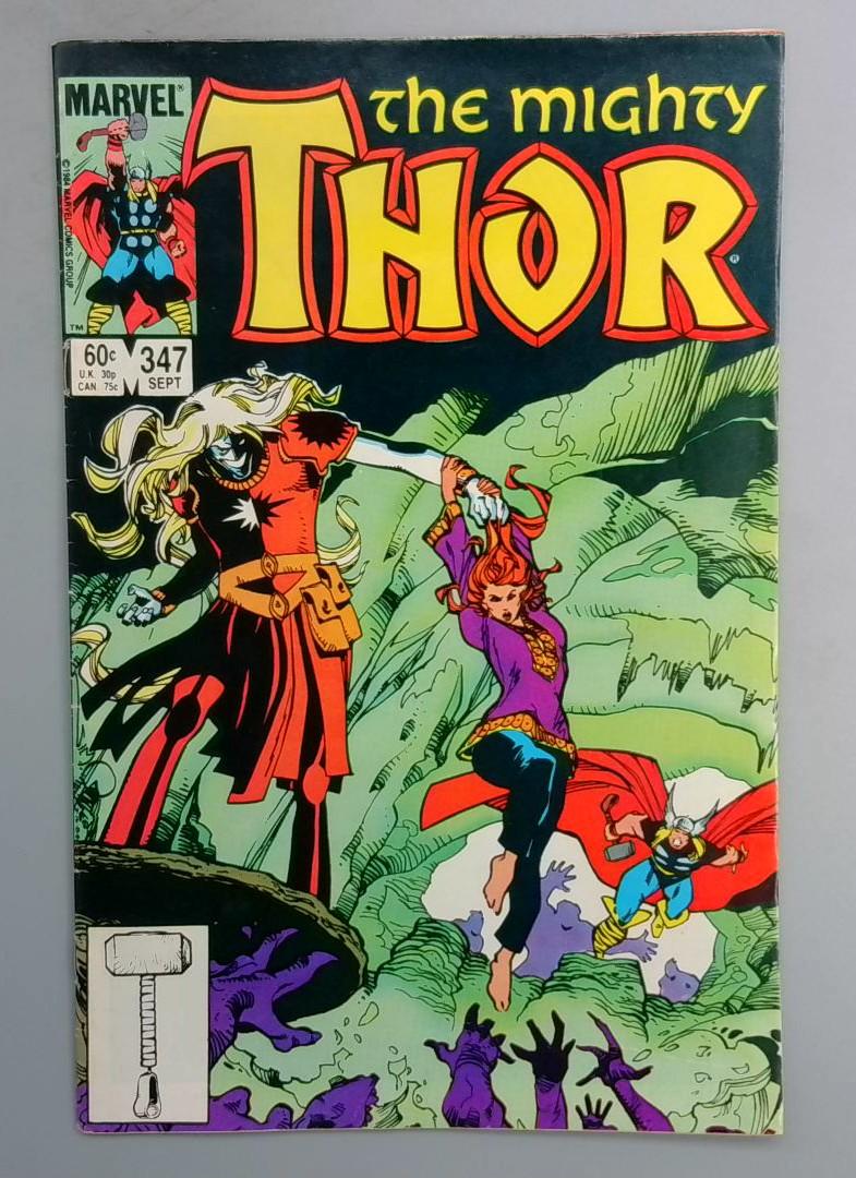THOR #347 1st Appearance of Algrim DIRECT EDITION Marvel 1984 LN1