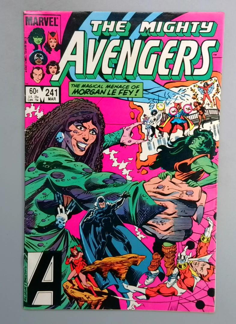 AVENGERS #241 Morgan Le Fey Appearance DIRECT EDITION Marvel 1984 LN1