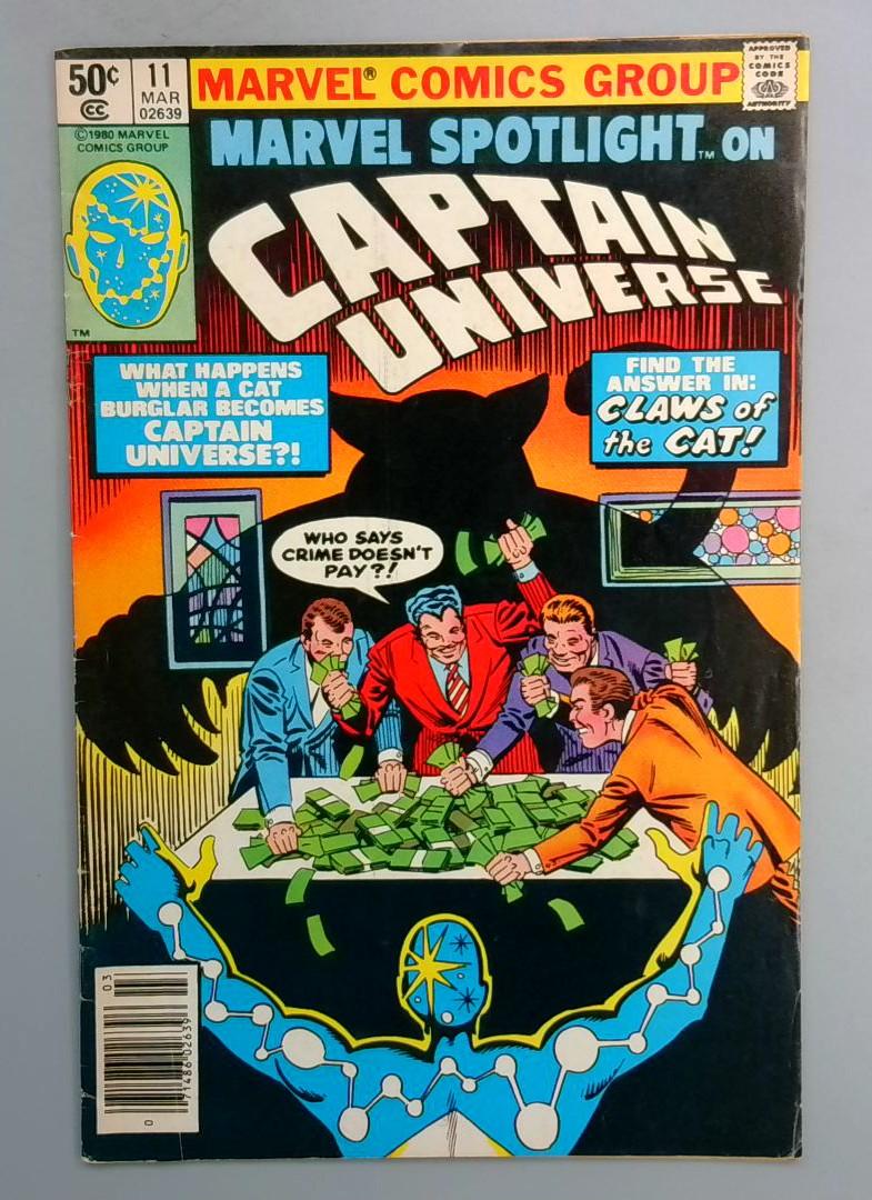 MARVEL SPOTLIGHT #11 1st Appearance of the 4th Captain Universe Marvel 1979