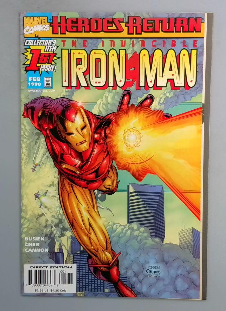 Iron Man #1 VF/NM 3rd Series Marvel 1998 JR1