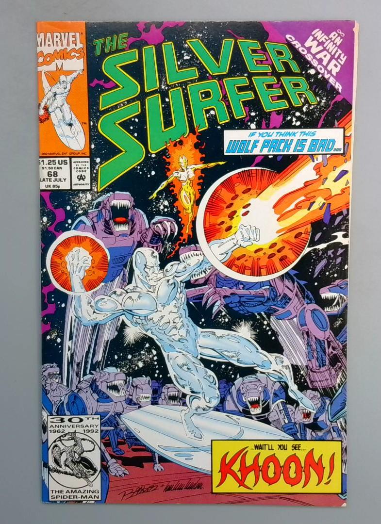 Silver Surfer #68 NM- Marvel 1992 JR1