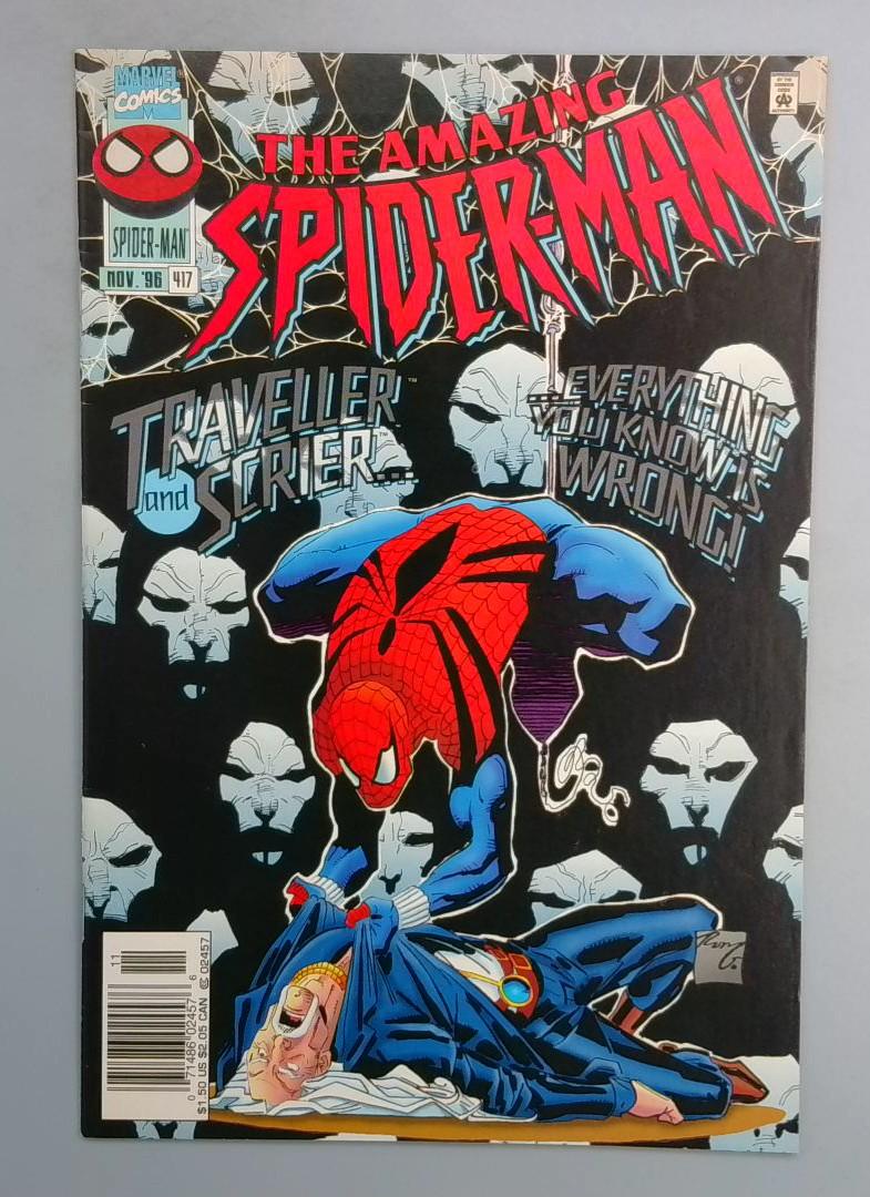 Amazing Spider-Man #417 VF+ NEWSSTAND Marvel 1996 JR1