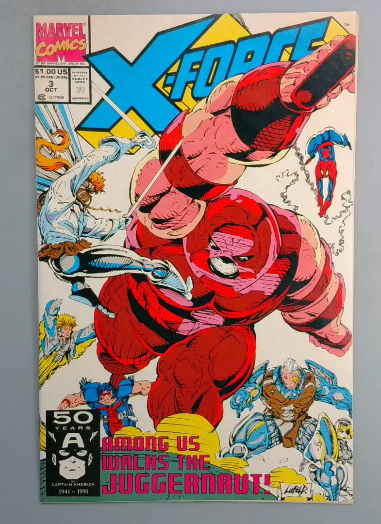 X-Force #3 NM Juggernaut (Cain Marko) Marvel Comics 1991