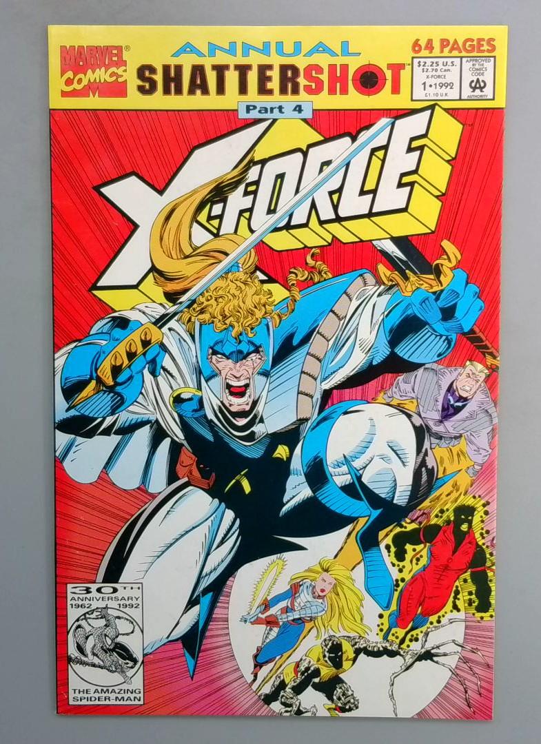 X-Force ANNUAL #1 NM 1st Greg Capulla Marvel work Marvel 1992