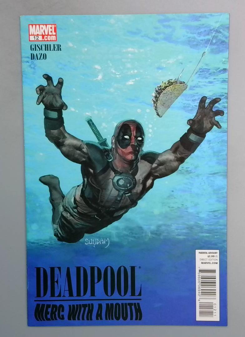 Deadpool: Merc with a Mouth #12 VF Nirvana Nevermind Album Homage Marvel JR1
