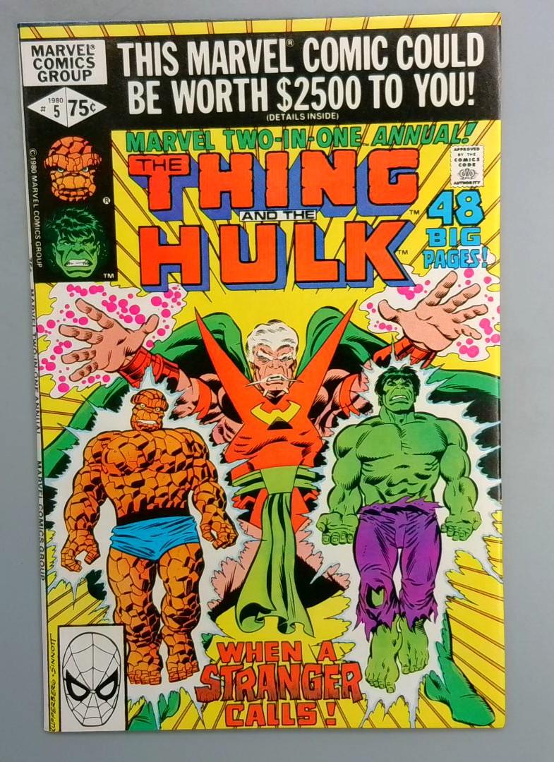 Marvel Two-In-One Annual #5 NM- Marvel 1980 JR1