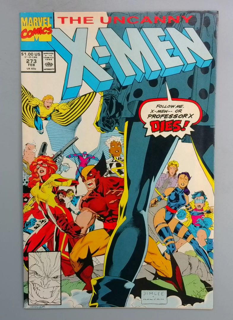 Uncanny X-Men #273 NM 1st meeting/battle of Wolverine and Gambit Marvel 1990
