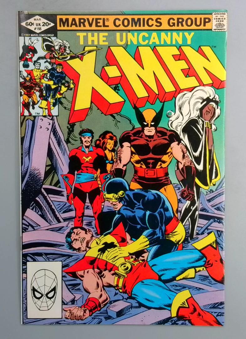 Uncanny X-Men #155 VF/NM 1st Brood Race Marvel 1982 TW1
