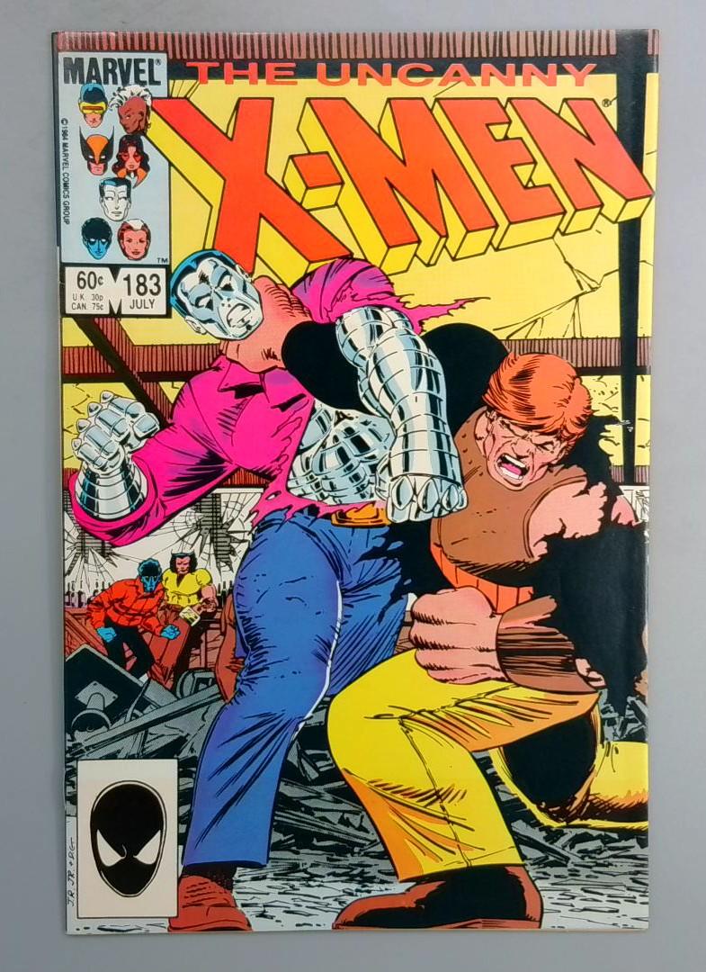 Uncanny X-Men #183 Colossus Versus Juggernaut Marvel 1984 TW1