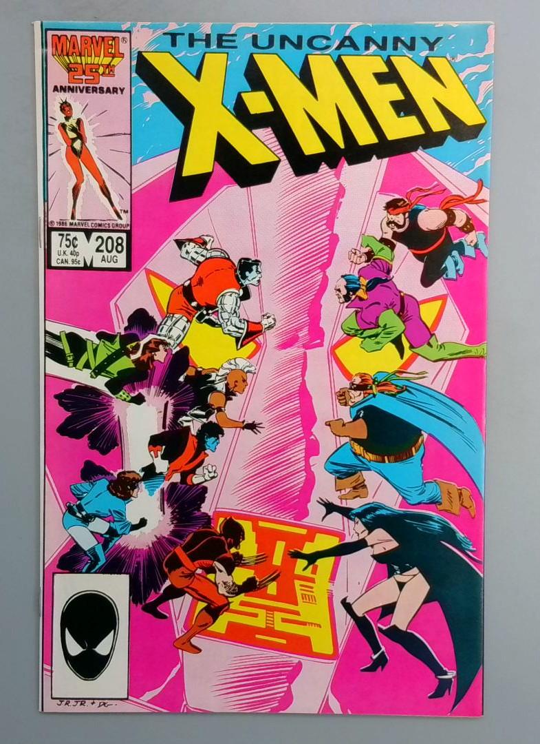 Uncanny X-Men #208 VF/NM Marvel 1987 TW1