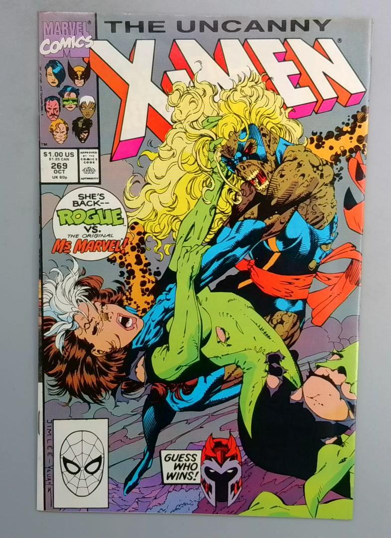 Uncanny X-Men #269 NM Rogue Marvel 1990 TW1