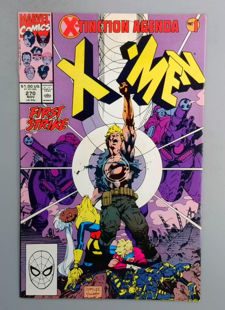 Uncanny X-Men #270 NM X-Tinction Agenda Part 1 Marvel 1990 TW1