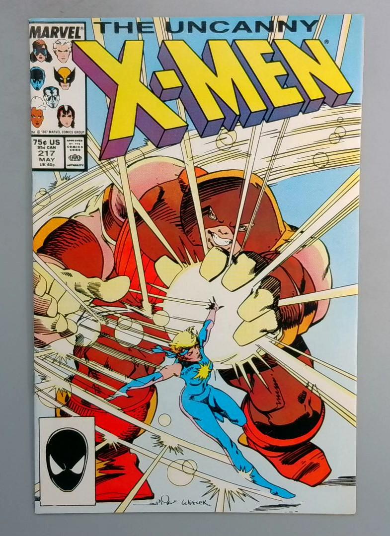 Uncanny X-Men #217 NM Juggernaut Marvel 1987 TW1