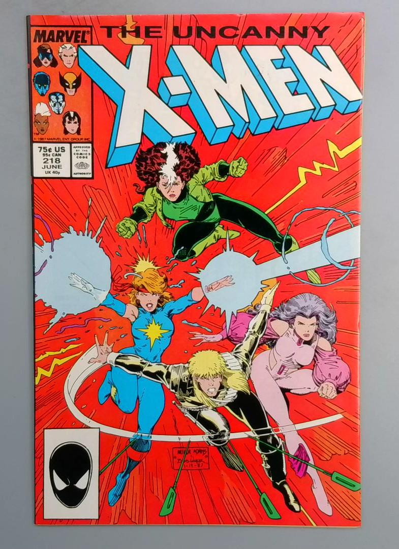 Uncanny X-Men #218 NM Marvel 1987 TW1