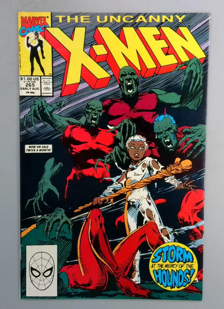Uncanny X-Men #265 DIRECT EDITION Marvel 1990 TW1