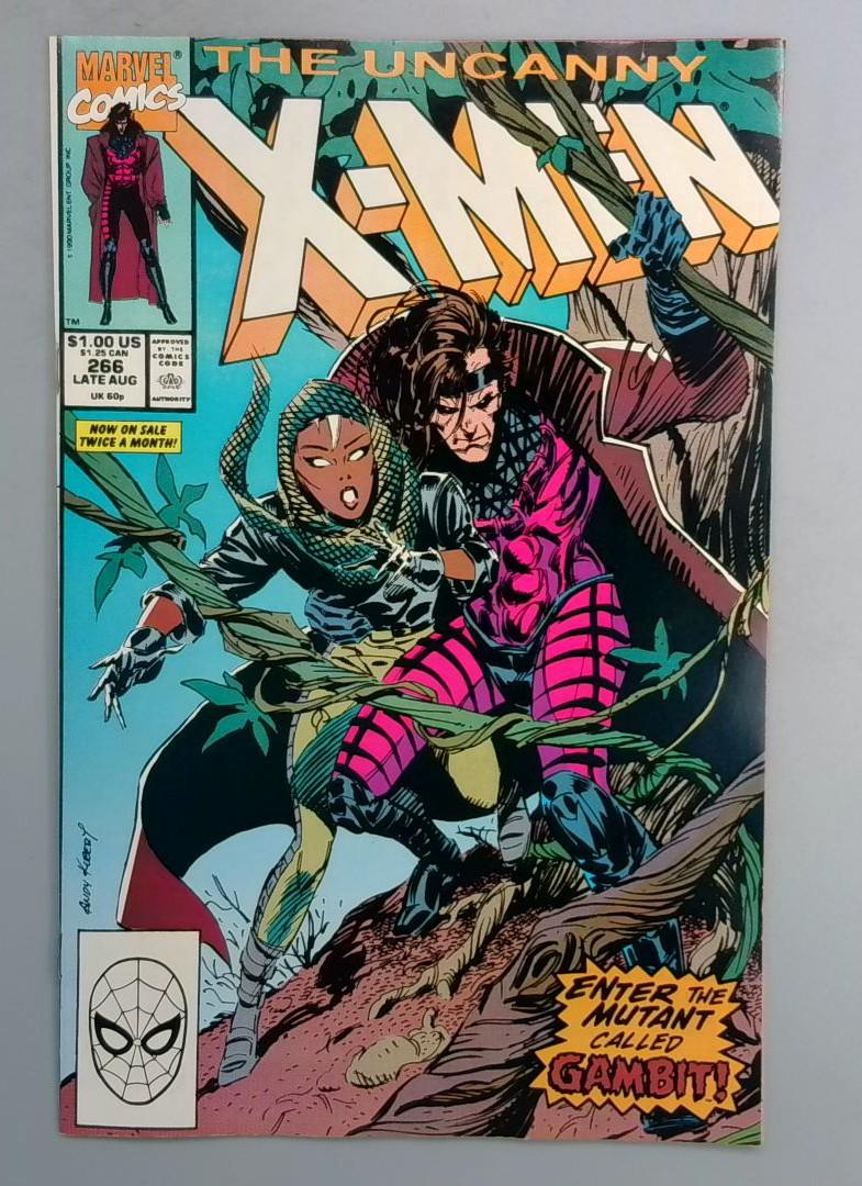 Uncanny X-Men #266 NM 🔑 1st Gambit Marvel Comics 1990 TW1