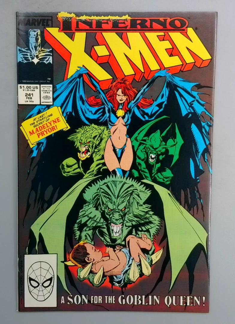 Uncanny X-Men #241 VF/NM Inferno Marvel 1989 TW1