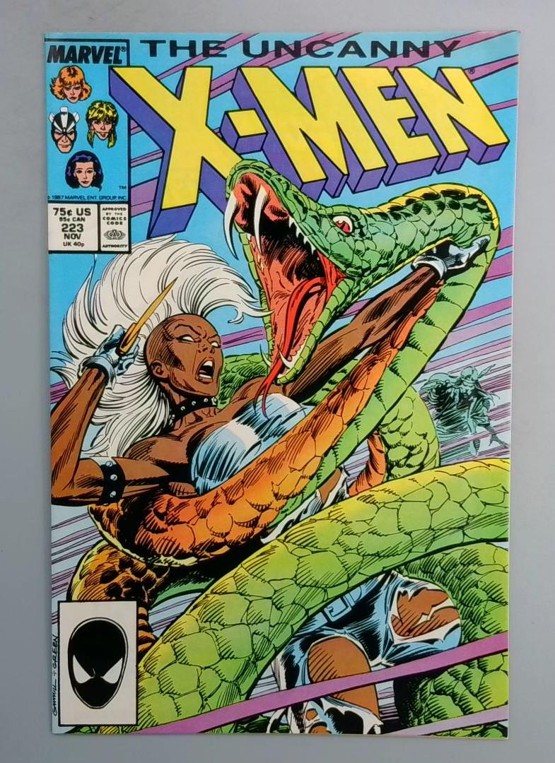 Uncanny X-Men #223 VF Marvel 1987 TW1