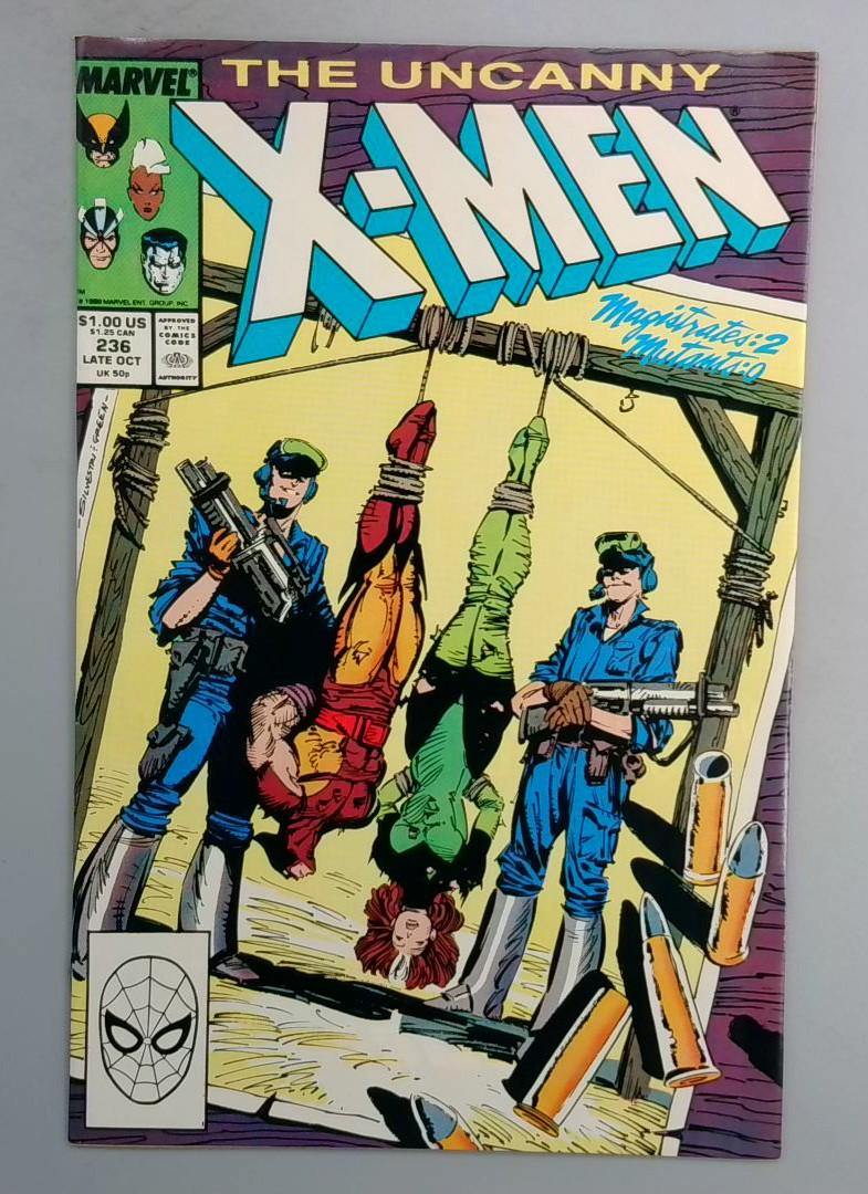 Uncanny X-Men #236 VF/NM 1st Genegineer (David Moreau) Marvel 1989