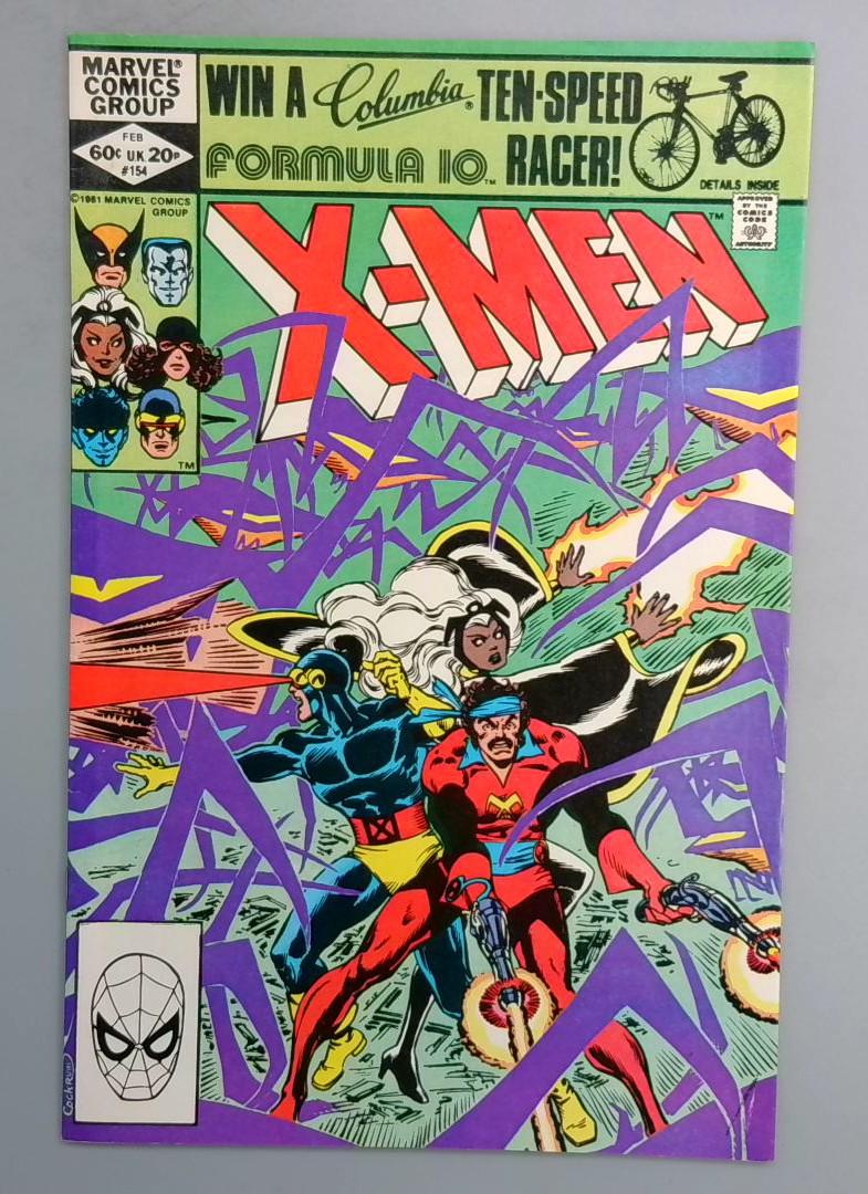 Uncanny X-Men #154 VF/NM Marvel Comics 1982 TW1
