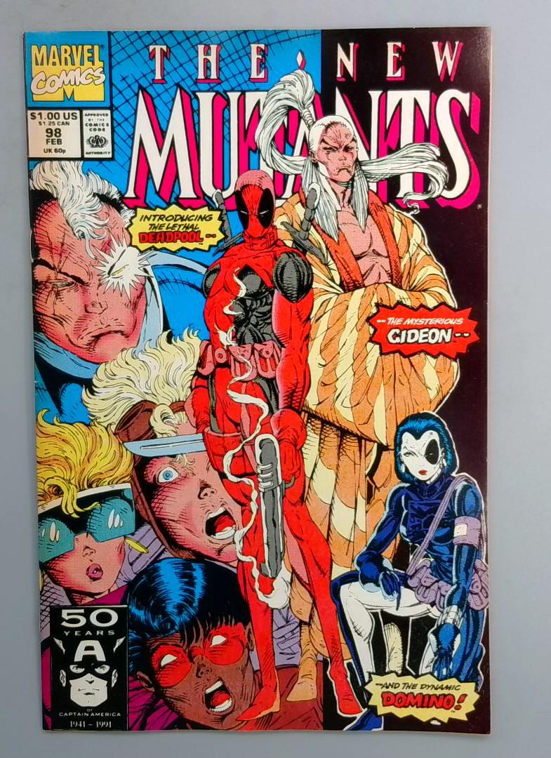 NEW MUTANTS #98 1st Appearance of Deadpool, 🔥🔥 Marvel 1991 TW1