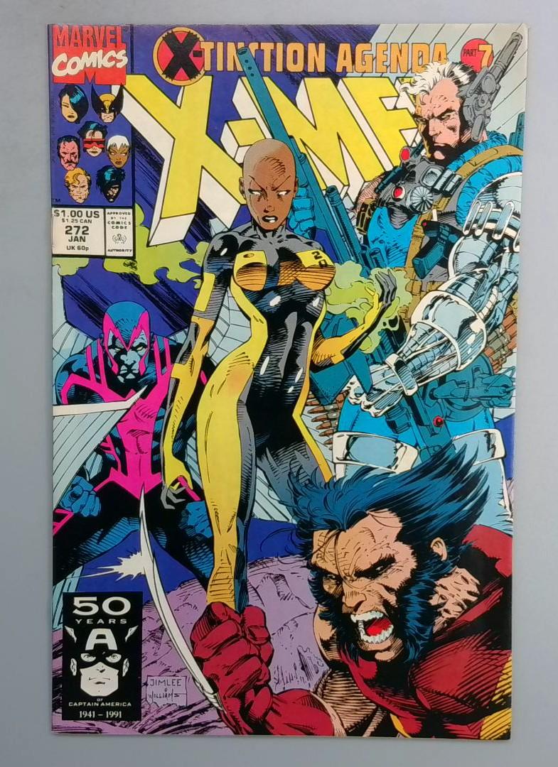 Uncanny X-Men #272 NM- X-Tinction Agenda Part 7 Marvel 1991 TW1