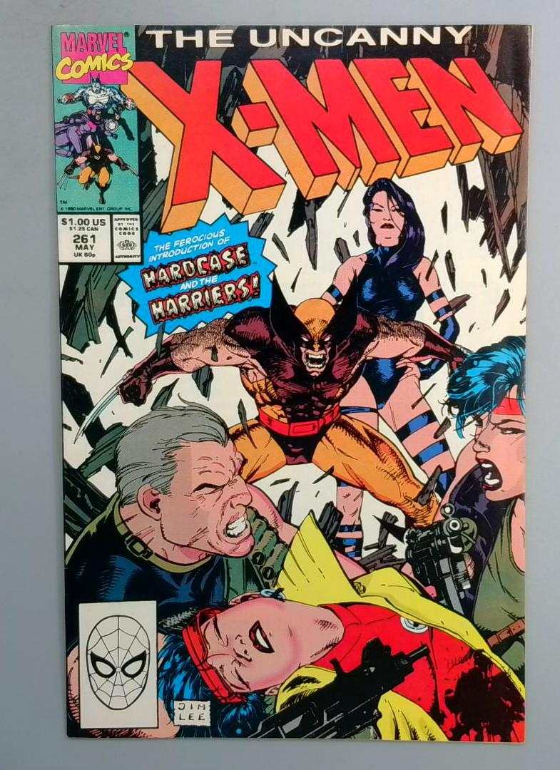 Uncanny X-Men #261 VF/NM 1st Hardcase and the Harriers Marvel 1990 TW1