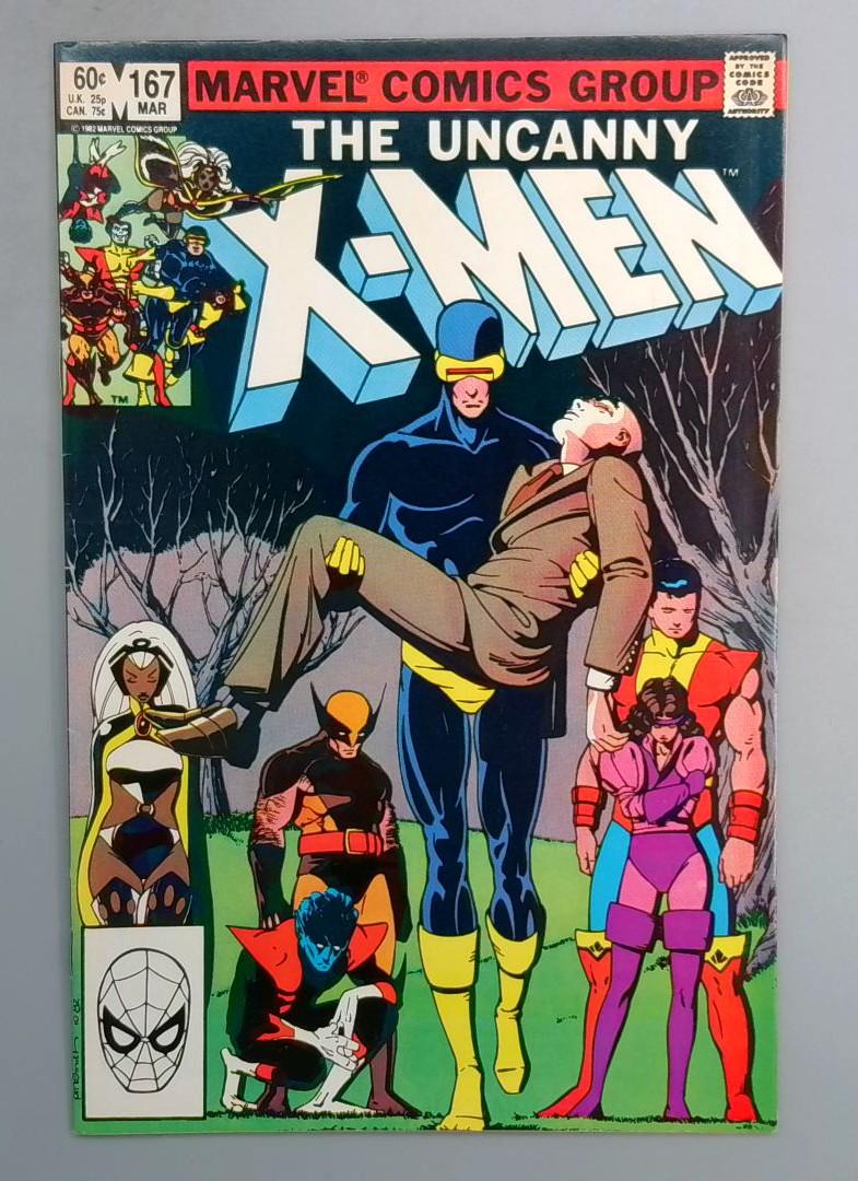 Uncanny X-Men #167 VF 1st New Mutants in X-Men Marvel 1983 TW1