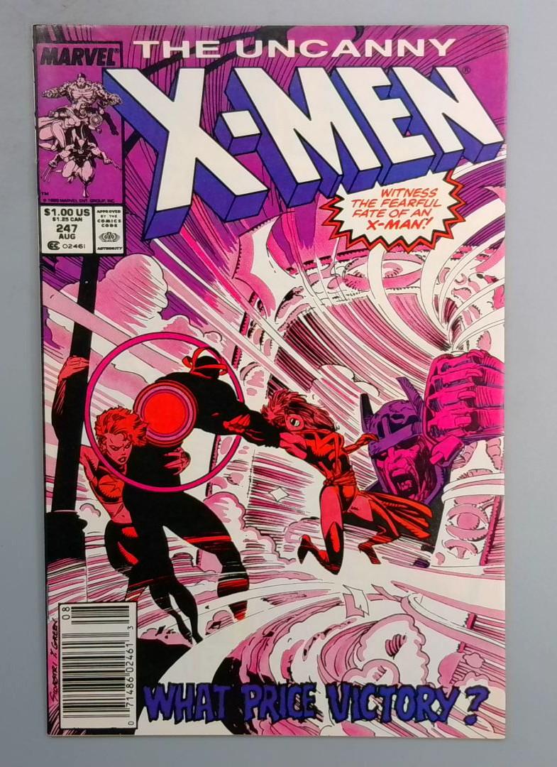 Uncanny X-Men #247 VF/NM NEWSSTAND Marvel 1989 TW1