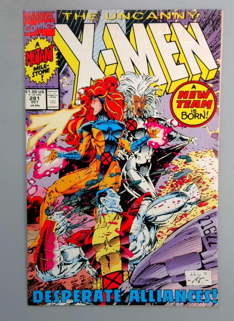 Uncanny X-Men #281 1st Appearance of Trevor Fitzroy Marvel 1991 TW1