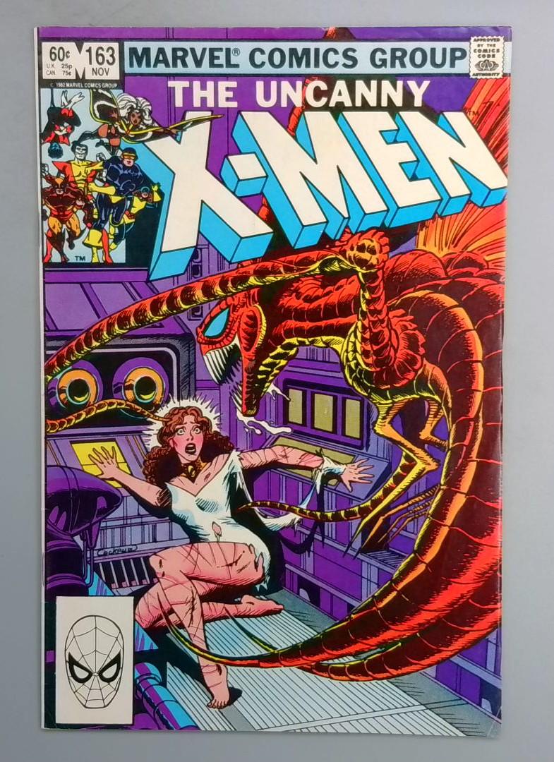 Uncanny X-Men #163 VF Origin of Binary DIRECT EDITION Marvel 1982 FE1