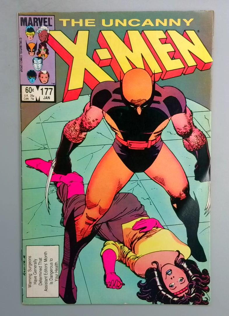 Uncanny X-Men #177 VF NEWSSTAND EDITION Marvel 1984 FE1