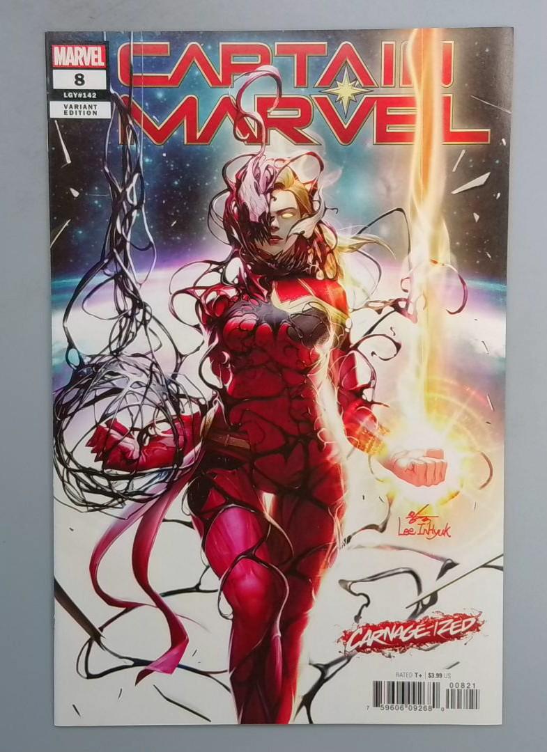 Captain Marvel #8 NM- Carnage Red Variant Edition, Marvel 2019 FE1