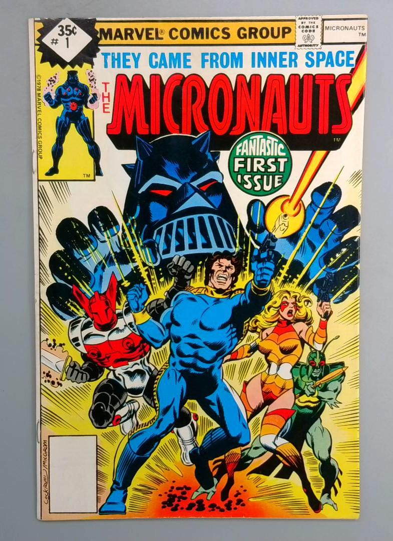 Micronauts #1, VF+ Fantastic First Issue, Whitman Marvel, 1979 FE1