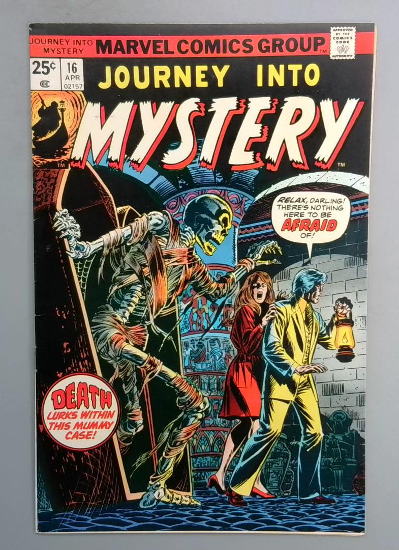 Journey into Mystery #16 FN HORROR COVER Marvel 1975 FE1