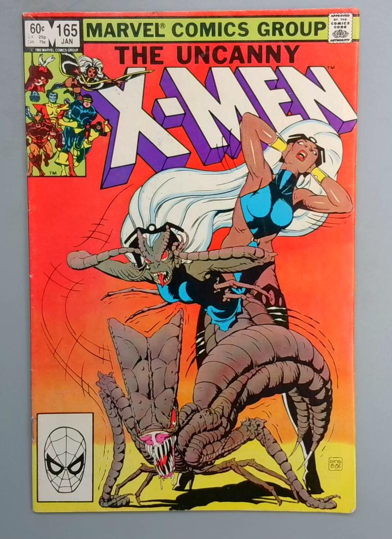 Uncanny X-Men #165 DIRECT EDITION Marvel 1983 FE1