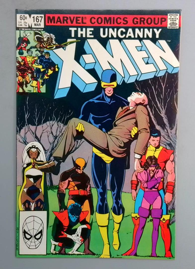 Uncanny X-Men #167 NM 1st New Mutants in X-Men  Marvel 1983 FE1