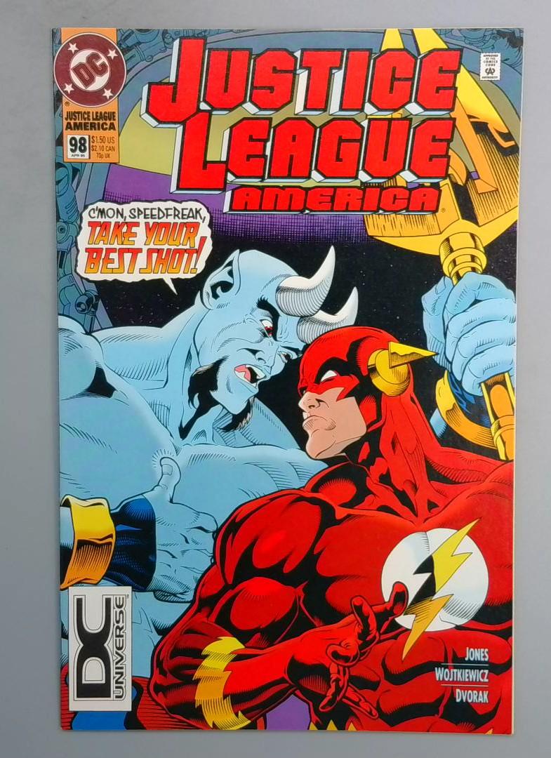 Justice League America #98 NM DC Universe Logo DC 1995 FE1