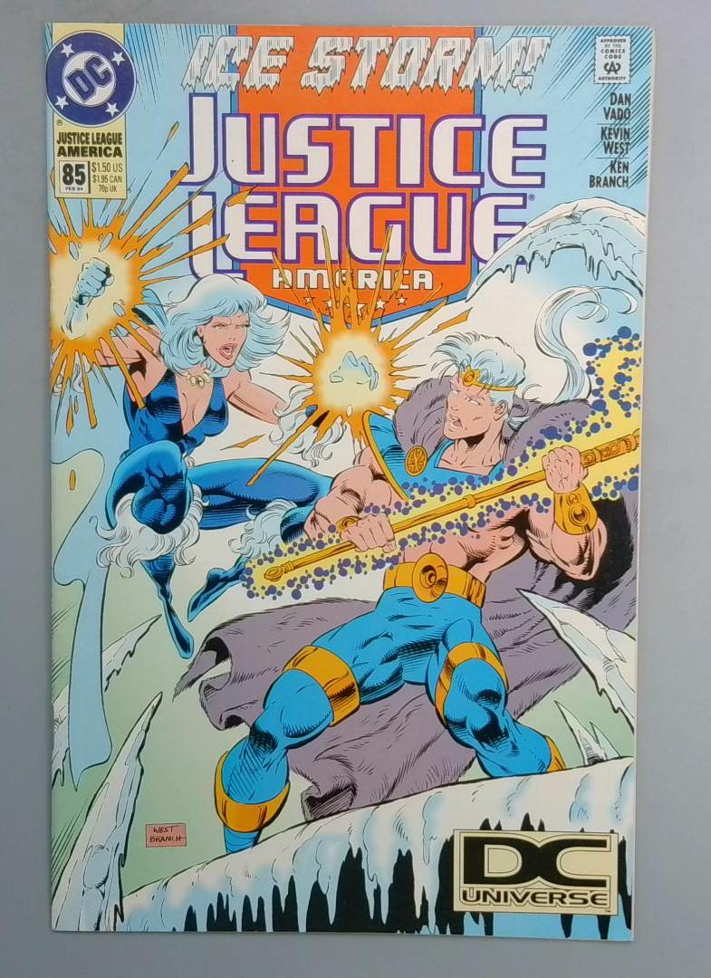 Justice League America #85 NM- DC Universe Logo DC 1994 FE1
