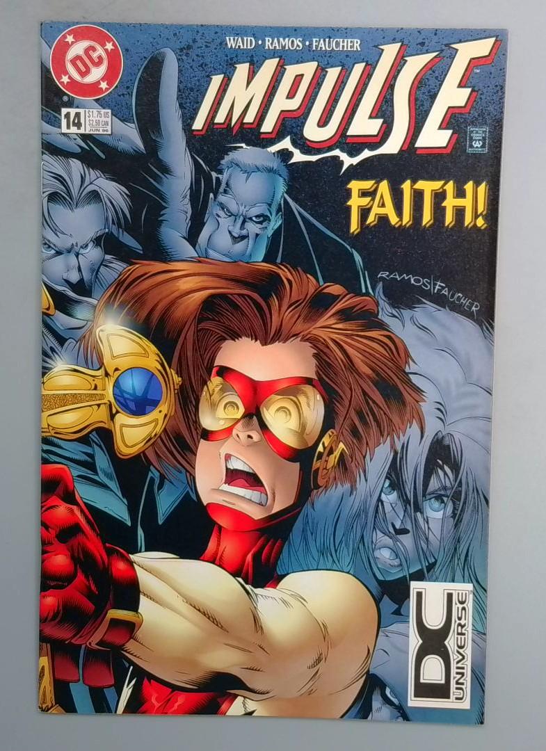 Impulse #14 VF+ DC Universe Logo DC 1996 FE1