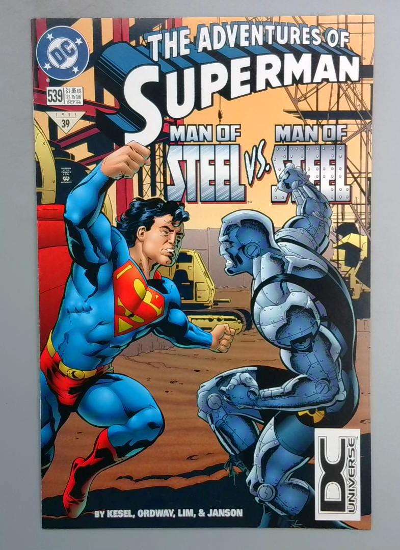 Adventures of Superman #539, DC Universe Logo DC Comics, 1996 FE1