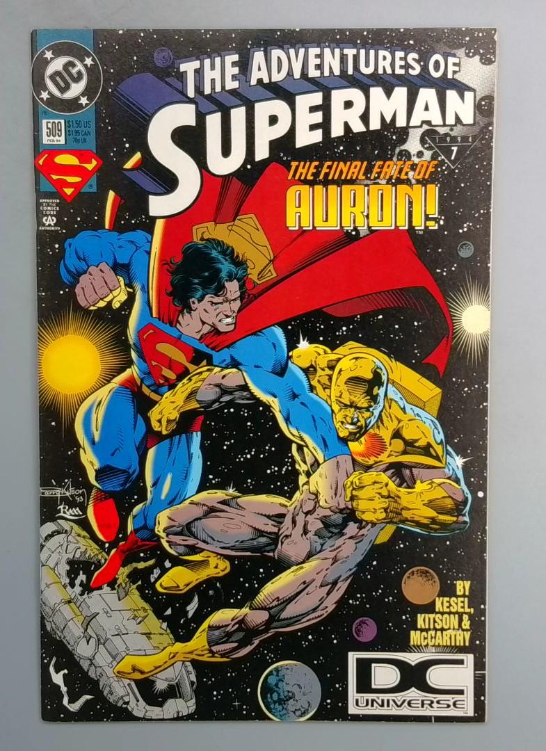 Adventures of Superman #509 NM DC Universe Logo DC 1994 FE1