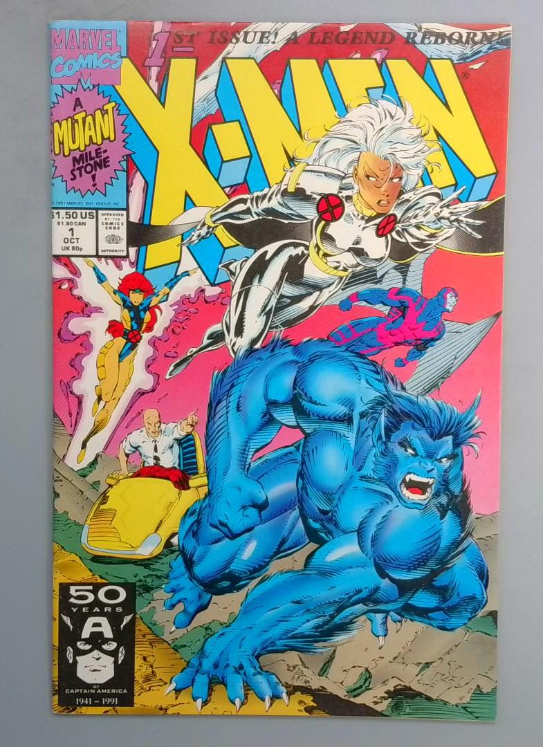 X-Men #1 NM Storm, Beast Cover Marvel Comics 1991 FE1