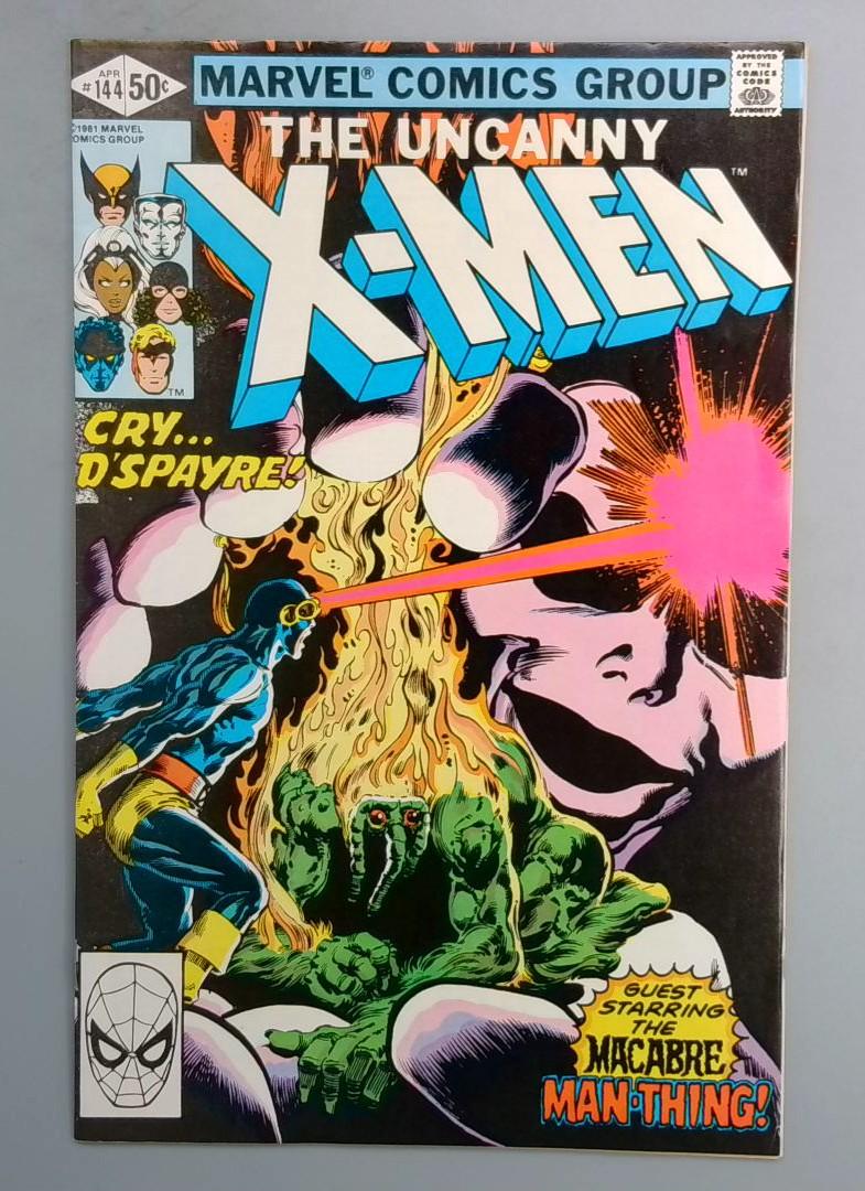 Uncanny X-Men #144 VF- Man-Thing Marvel 1981