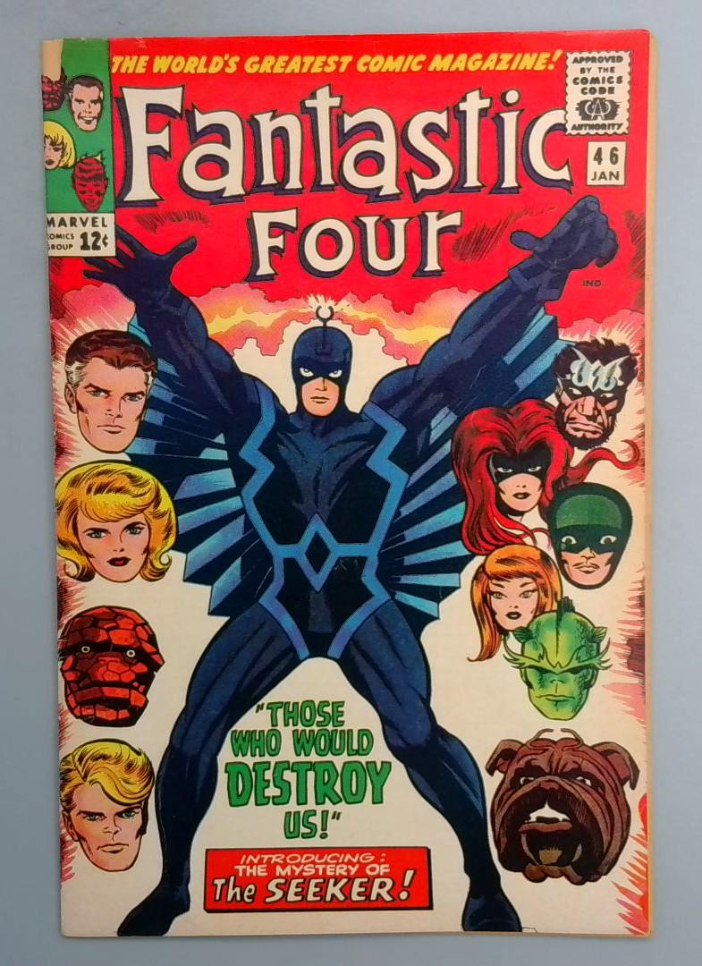 Fantastic Four #46 VG+ 🔥 1st Black Bolt 🔥 Marvel Comics 1966 JR1
